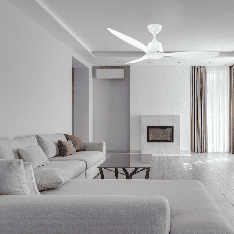 Coastal Breeze Fan White without Light Kit 1320mm - Image 2